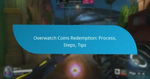 Overwatch Coins Redemption: Process, Steps, Tips