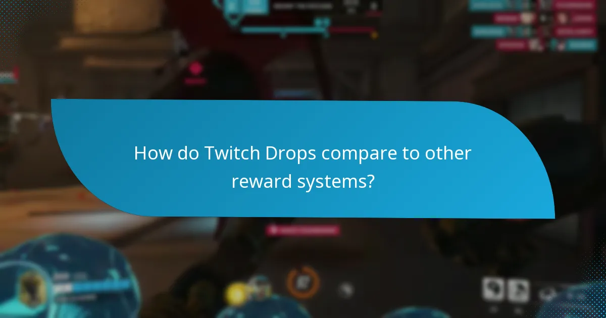 How do Twitch Drops compare to other reward systems?