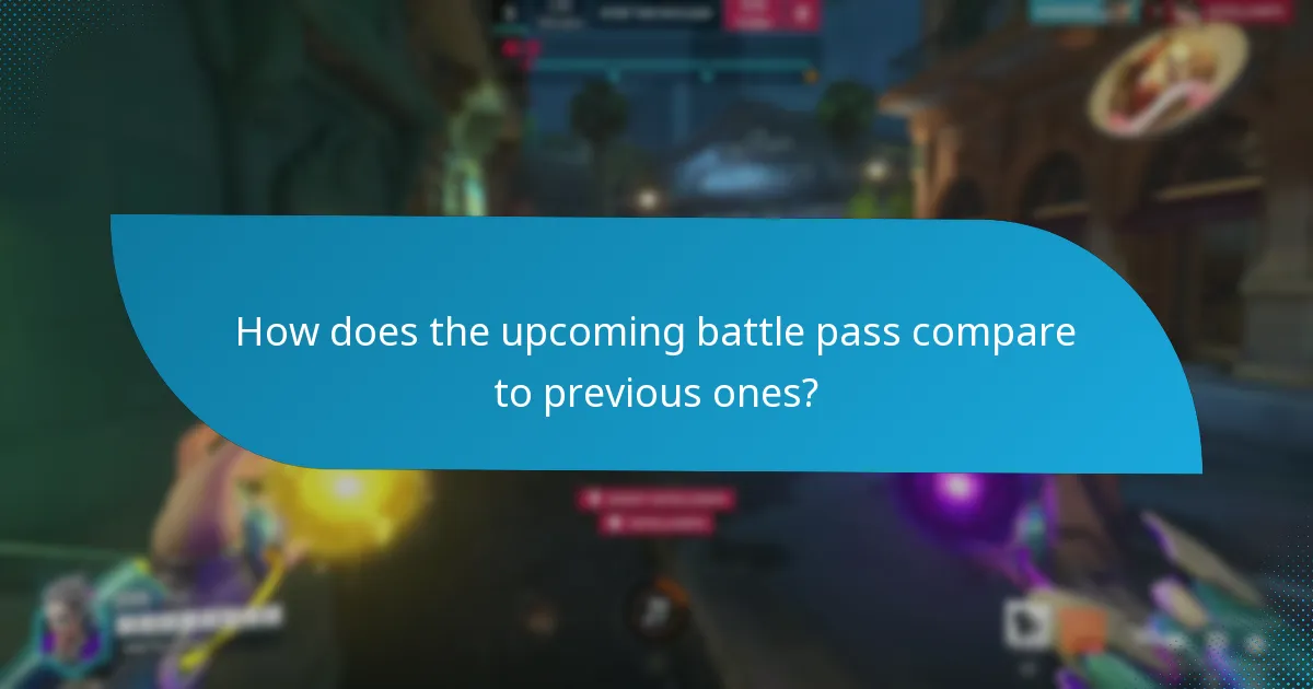 How does the upcoming battle pass compare to previous ones?