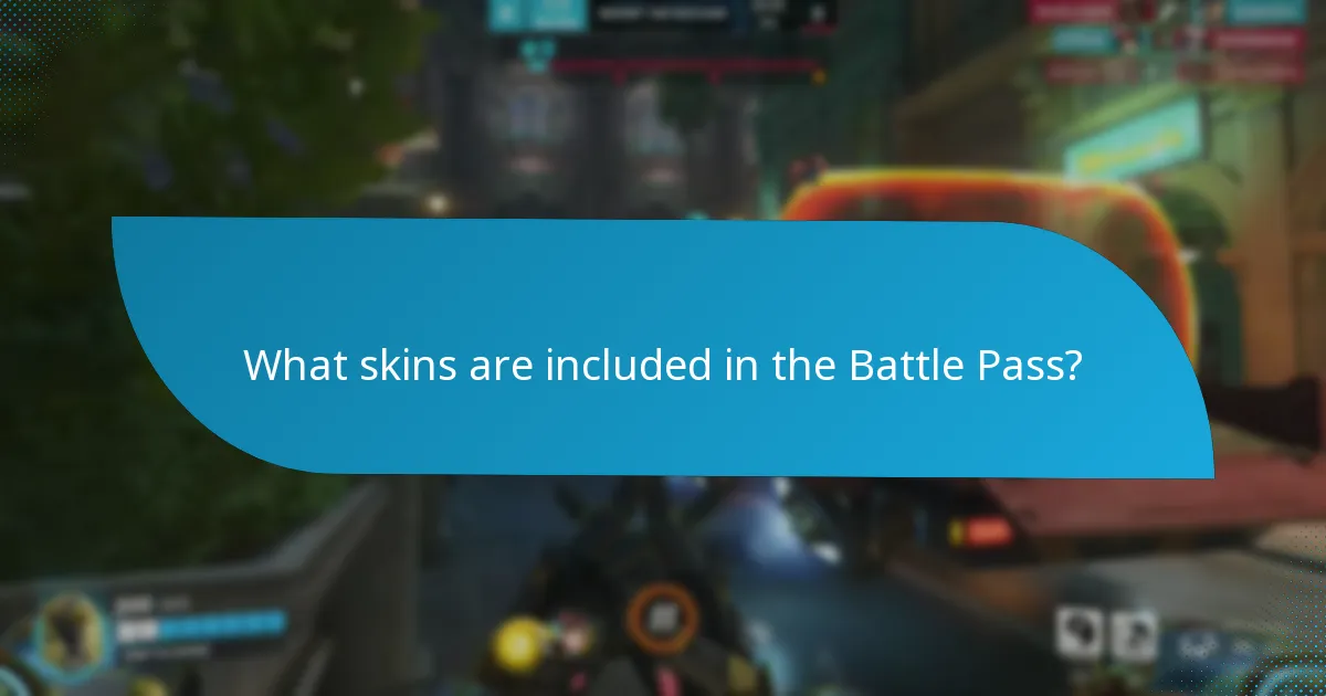 What skins are included in the Battle Pass?